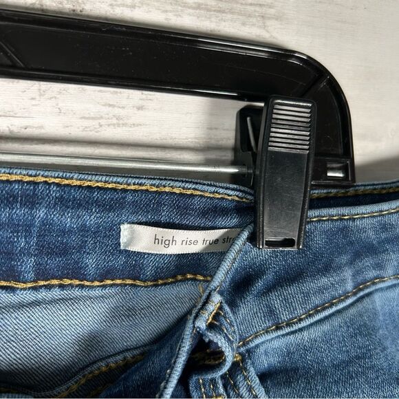 Wrangler High Rise True Straight Fit Jeans Blue Medium Wash Denim Women’s 18W - Picture 5 of 6